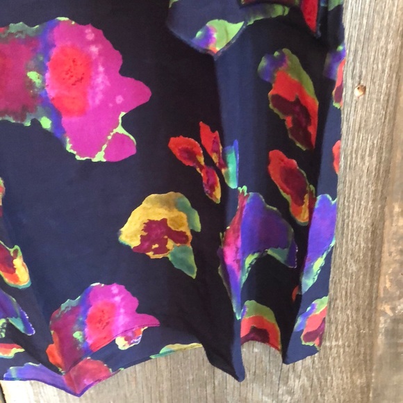 Eliot Silk Floral Layered Sleeveless Blouse Small - Picture 6 of 11